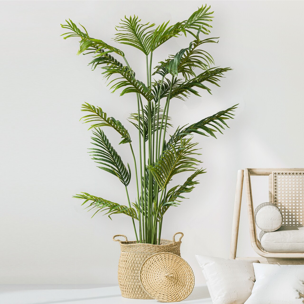Artificial tropical hot sale plants